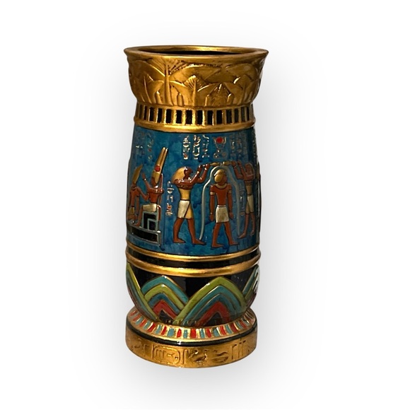 Egyptian Vase from the Veronese Collection 2003, 12" tall - Picture 2 of 2